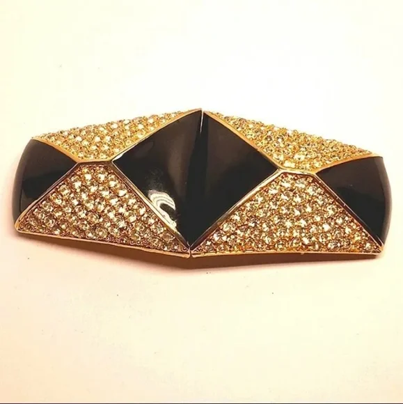 St. John | Accessories | Vtg St John Womens Black Enamel  display picture 2